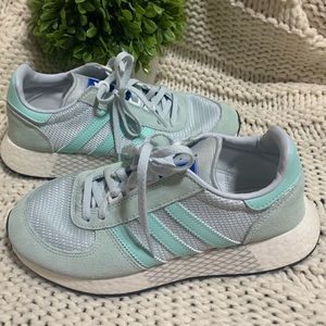 adidas | Shoes | Womens Adidas 3 Stripe Shoes Turquoise Size 7 | Poshmark